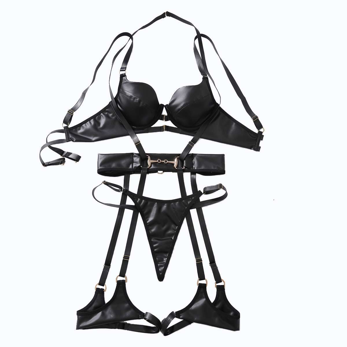 Queen Halter Binding Sexy Lingerie Set - Image 2